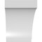 Ekena Millwork 5 1/2-in. W x 8-in. D x 8-in. H Imperial Architectural Grade PVC Knee Brace BRCP055X08X08IMP - alternate 6